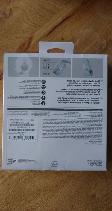 Bezprzewodowe słuchawki Sony WHCH510, nowe!
