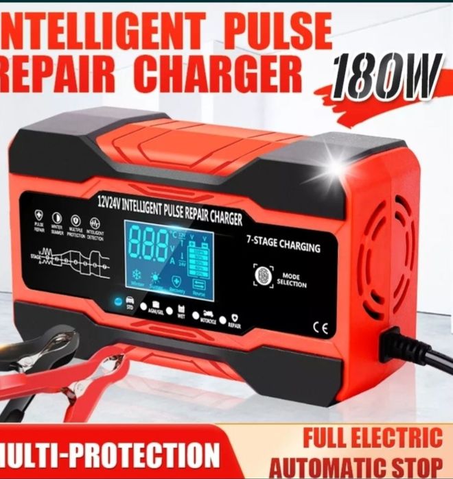 Зарядний пристрій 10А  12V/24V зарядне