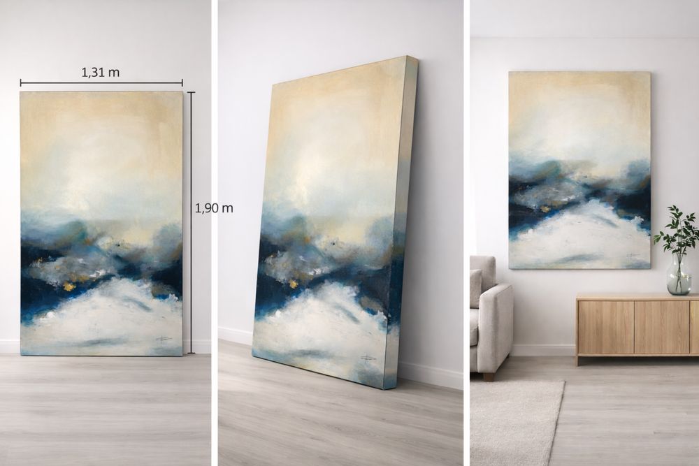 Quadro Abstrato Original 190×131cm