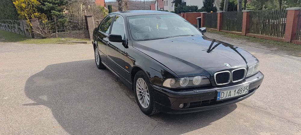 BMW Seria 5 BMW E39 530i polift manual sedan czarny