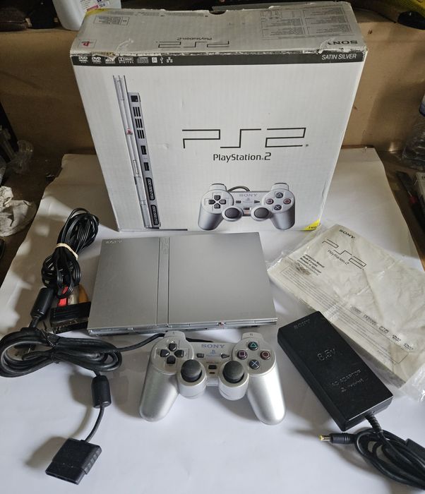 Consola ps2  com caixa