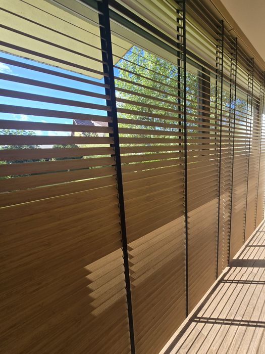 Żaluzje aluminiowe/drewniane