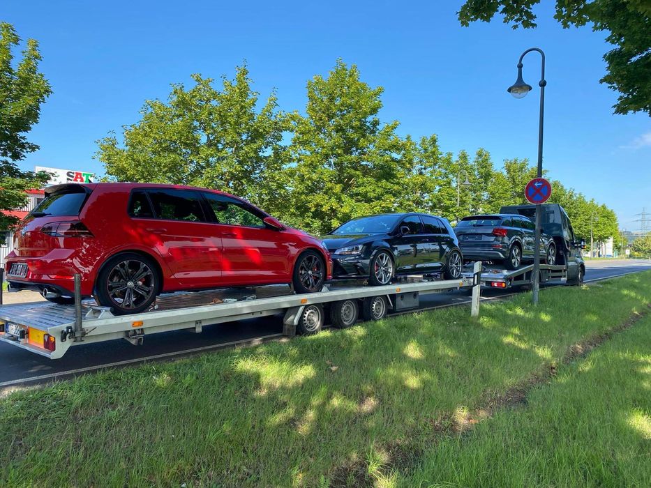 Transport samochodów i maszyn Francja - Polska