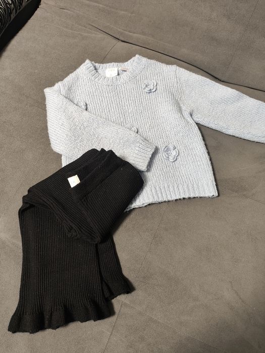 Zara  светр 110,  штани 116