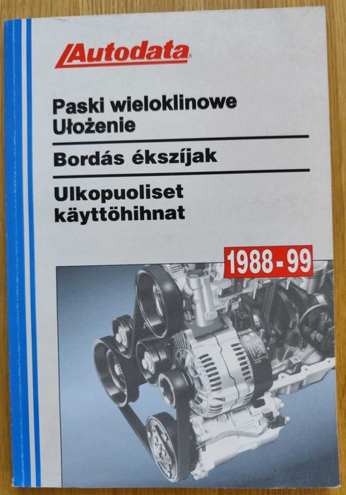 Autodata Paski wieloklinowe Ułożenie