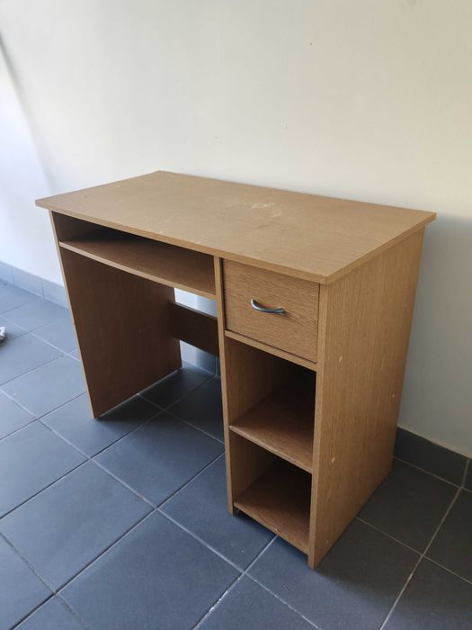 Secretária Compacta com Gaveta | 90x75x45 cm