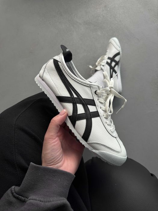 ‼️ НОВІ Кросівки Asics Onitsuka Tiger Mexico White Black