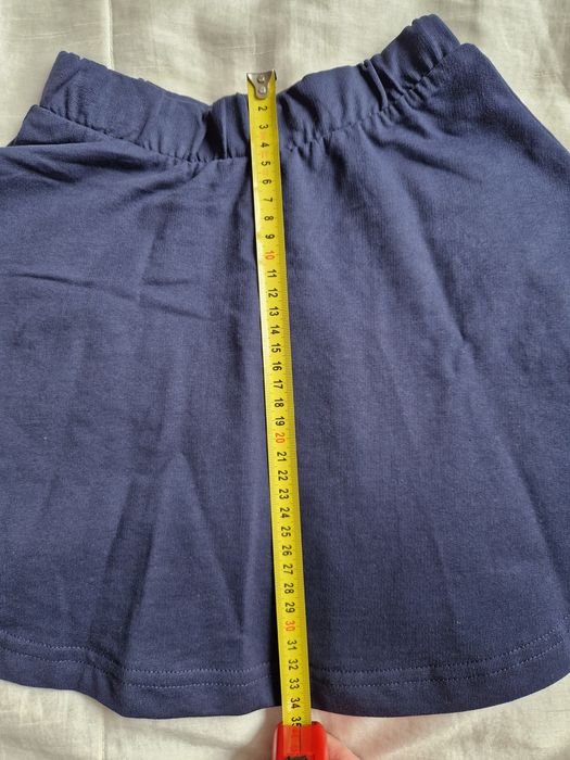 Granatowa spódniczka 122cm, nowa z metką