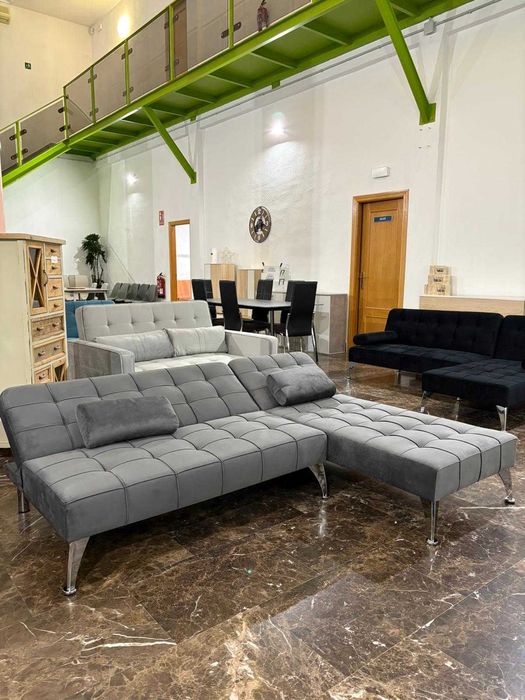 LIQUIDAMOS 187€ NOVO SOFA CAMA CHAISELONGUE REVERSIVEL ENVIO GRATIS