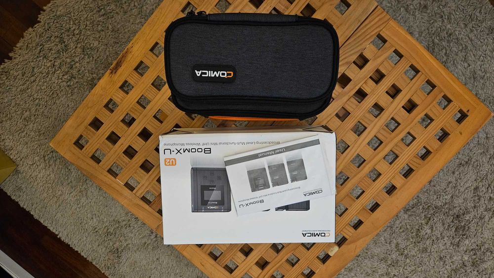 Microfones wireless  Comica BoomX-U2 UHF - Como Novos