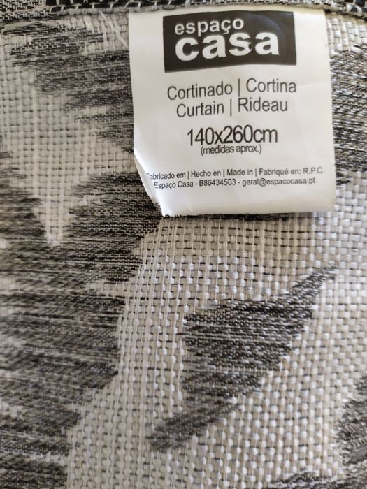 Par de Cortinas Espaco Casa