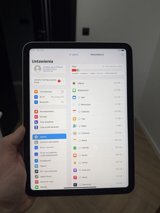 Ipad 10gen 64gb wifi idealny bez blokad