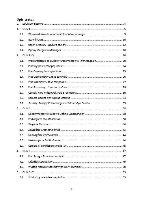 Notatki Anatomia WUM Lekarski