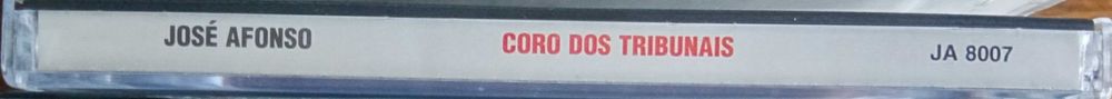 José Afonso	- - - - -		Coro dos Tribunais	- - - - -	CD