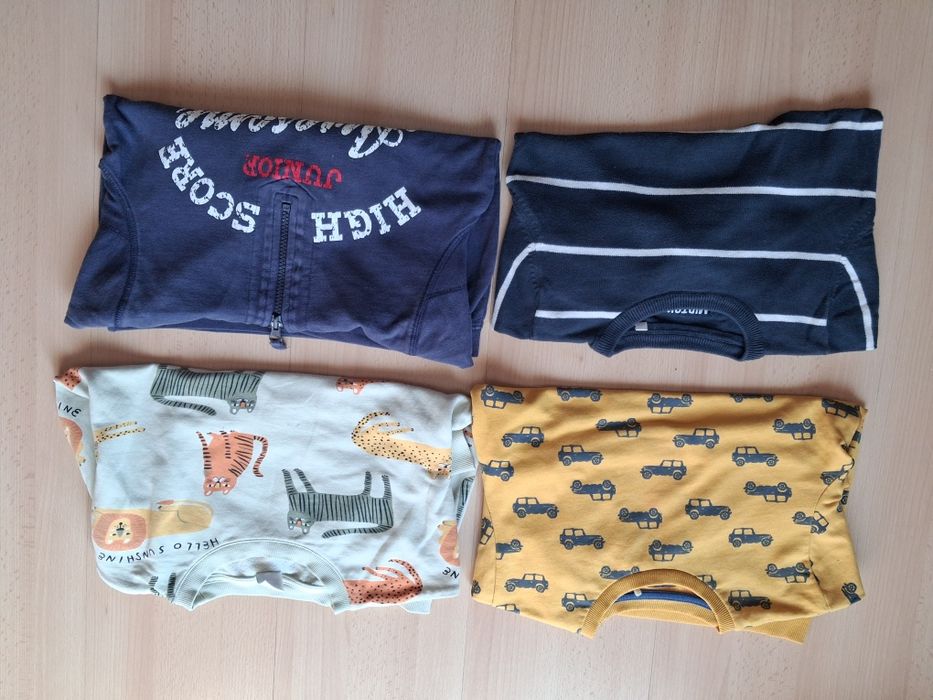 Zestaw bluz i swetrów r.128
