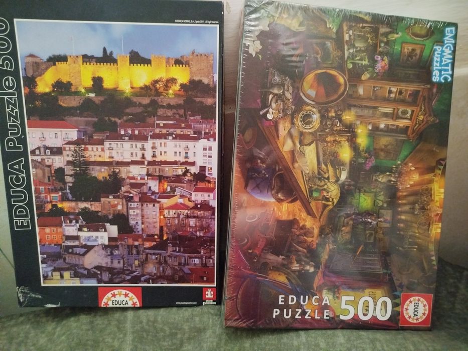 Lote 3 Puzzles 500 Peças NOVOS  - Entrego em LISBOA