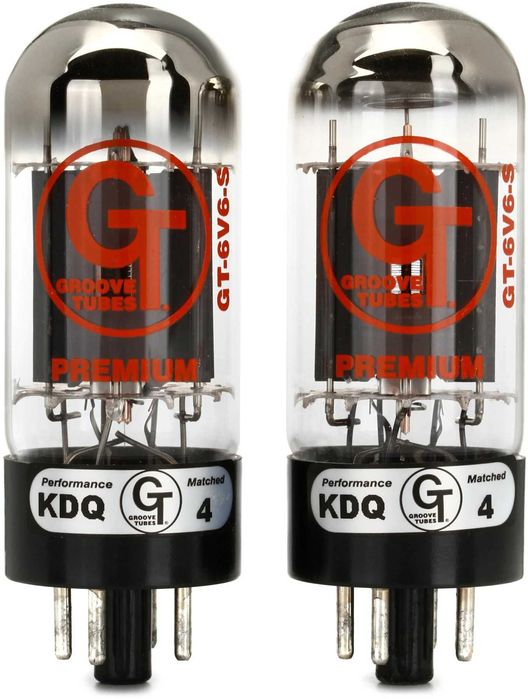 Par de válvulas 6V6-S Fender Groove Tubes (Marshall Mesa Boogie Laney etc)