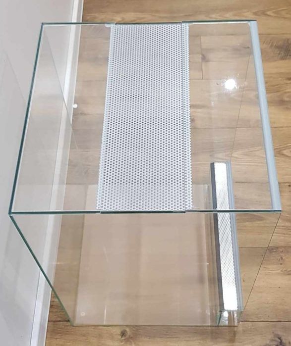 Terrarium dla gekona 40x40x60 szyby przesuwne