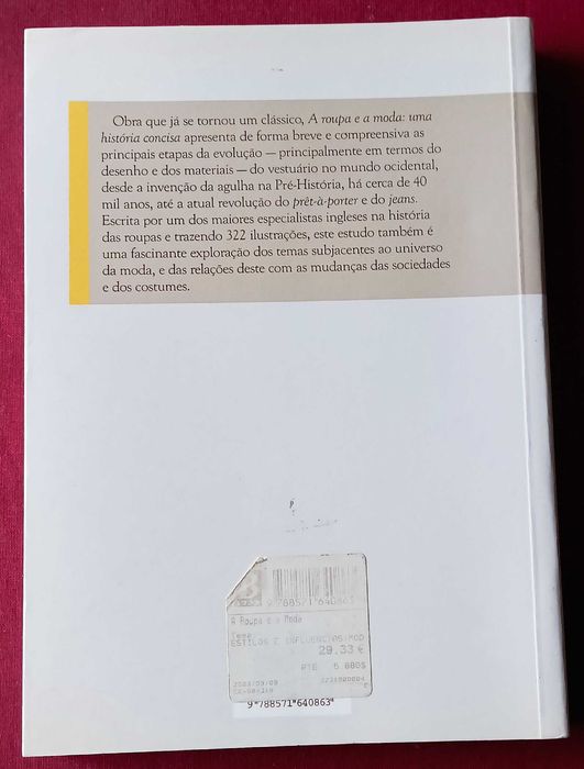 A Roupa e a Moda Uma História Concisa de James Laver