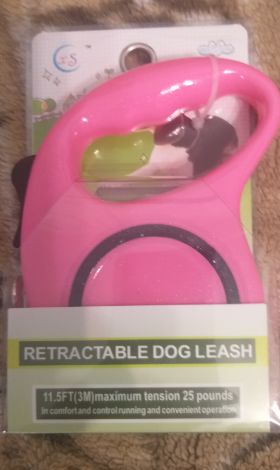 Поводок для собак 3 м , ошейник, игрушка, ножницы и перчатка