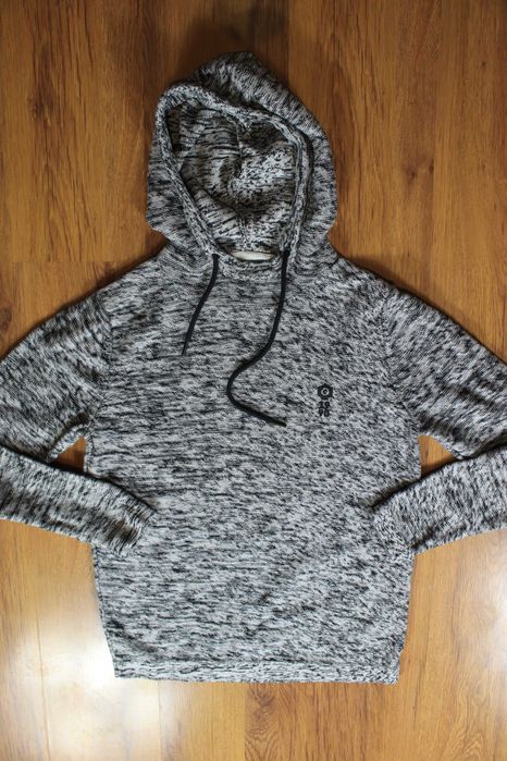 Bluza Jack and Jones r. L szara dł rękaw z kapturem bawełniana męska