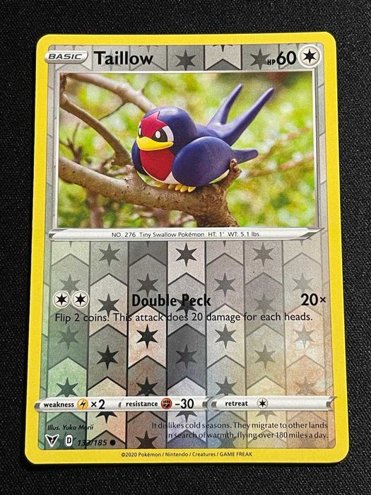 Carta Pokémon Taillow 133/185 Vivid Voltage