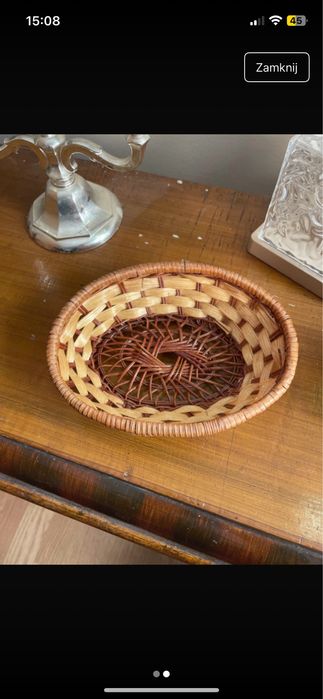 Koszyk wiklinowy