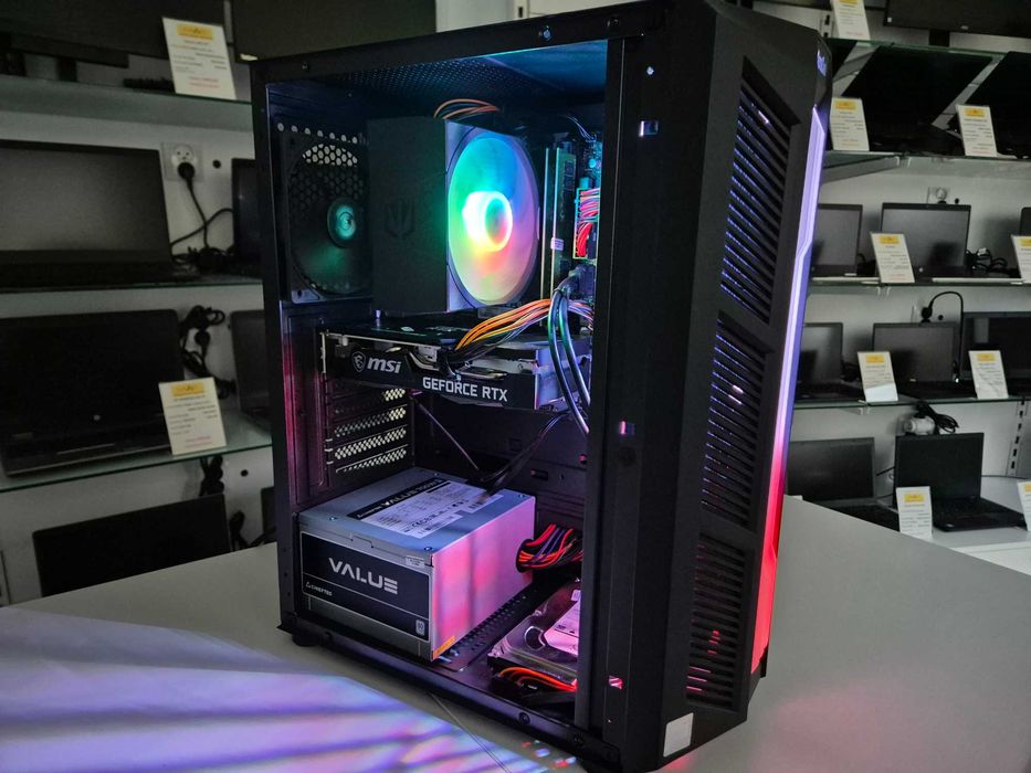 Komputer Aerocool Intel i5 Pamięć 16gb Dysk 480gb Rtx3050 6gb Win11 GW