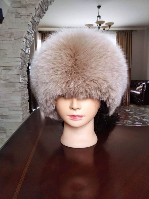 Sprzedam czapka z lisa pilotka, papacha, lis, lisy, skóry, skóra