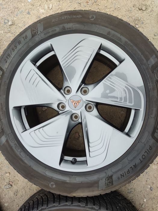 Komplet oryginalnych felg cupra 5x112 18 cali