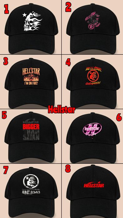 БЕЗ ПЕРЕДПЛАТИ‼️Брендові кепки Bape, Stussy, Hellstar, Amiri / Унісекс, ПРЕМІУМ