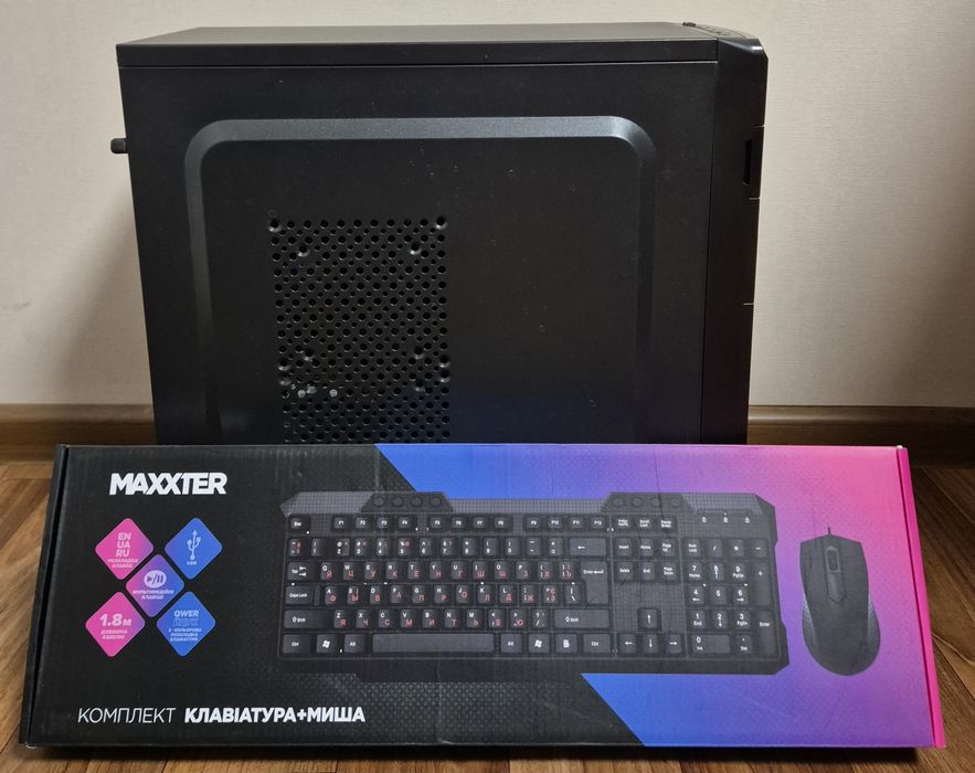 Компьютер комплект (системный блок + клавиатура+мышь) 4ядра/8гб