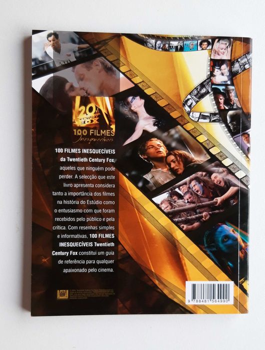 Livro "100 filmes inesquecíveis" - NOVO