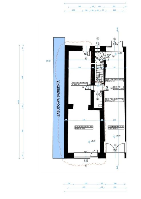 Lokal handlowy 48,9m2 Rybnik centrum, Kościelna