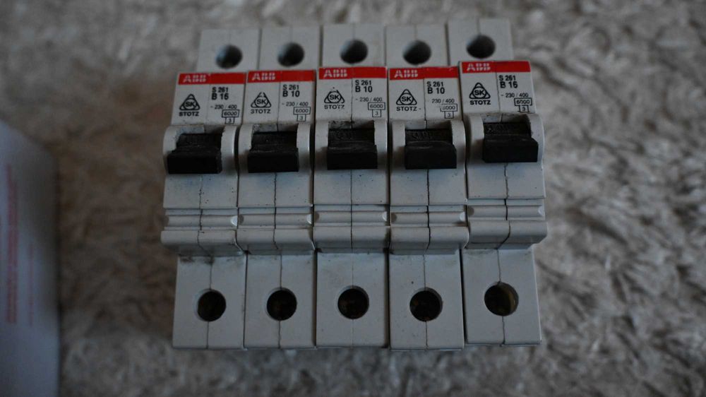 Wyłącznik nadprądowy Bezpiecznik automatyczny ABB B16 S261 STOTZ