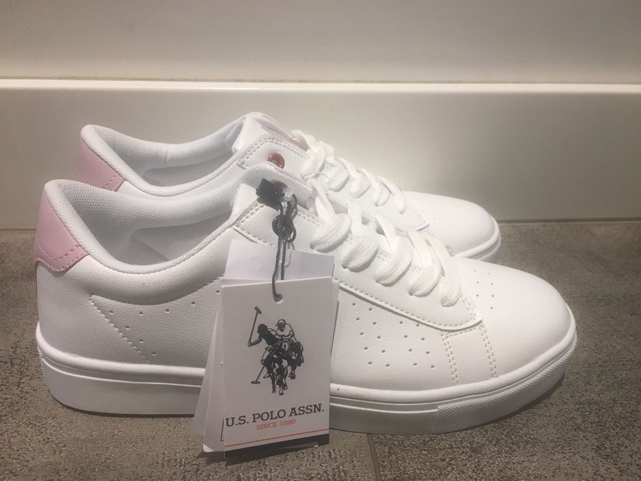 Sneakersy buty trampki U.S. Polo Assn białe r.38 nowe