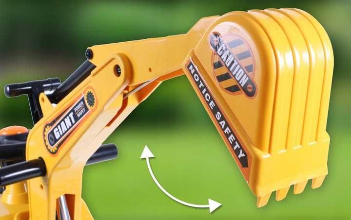 В наявності Дитячий Великий екскаватор з рухомим ковшем 3в1