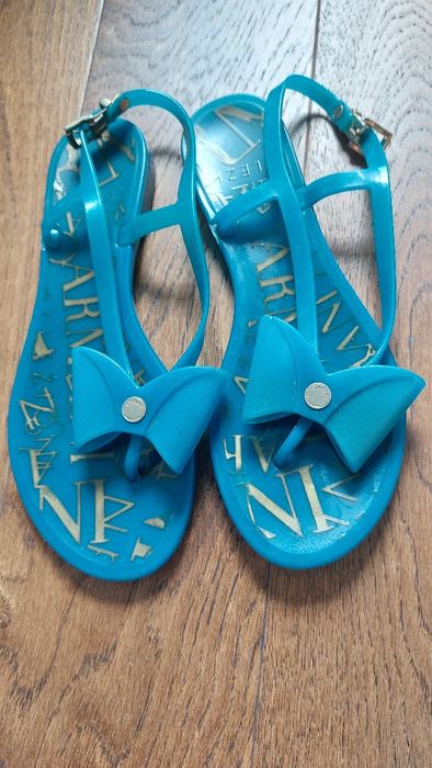 Sandałki japonki gumowe Armani