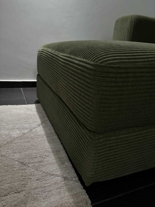Sofá modular IKEA JÄTTEBO verde, 2 chaise longues com arrumação (260 × 160)