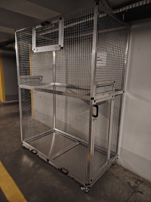 Klatki , woliery aluminiowe