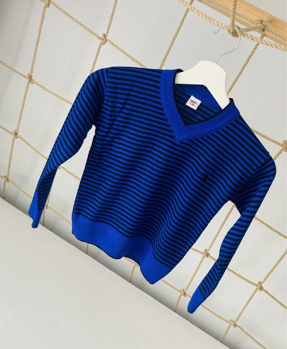 Sweter sweterek paski paseczki konik logo 128