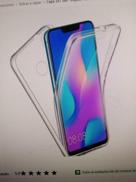 Capa dupla para huawei psmart 2019