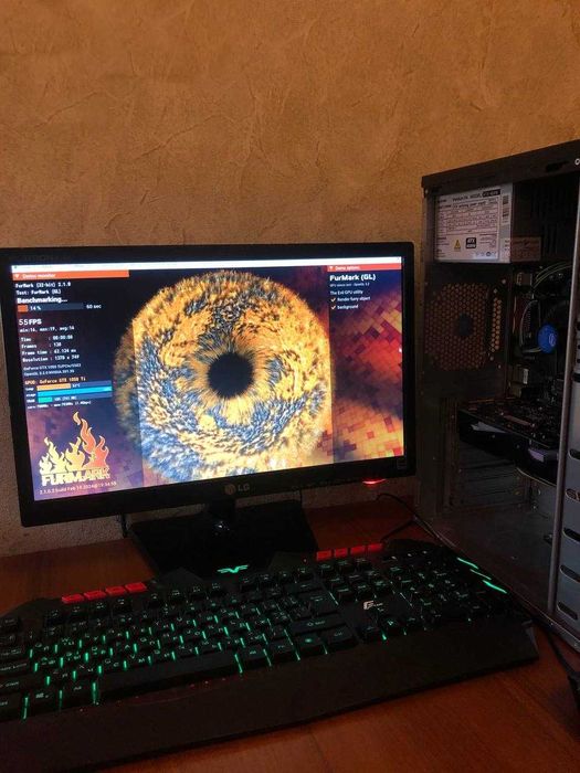 Компʼютер AMD 4 ядра Стаціонарний блок 16GB ОЗУ Ігровий ПК GTX 1050 TI