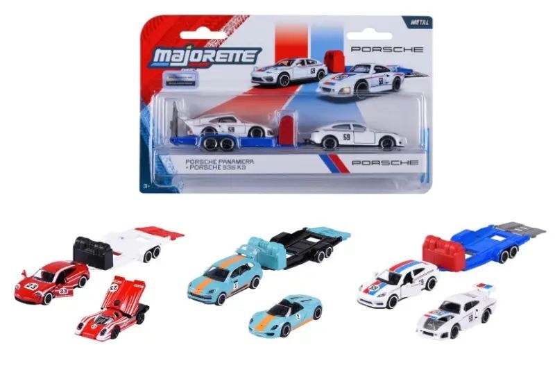 Majorette Porsche z przyczepą 8502103001. Simba Toys