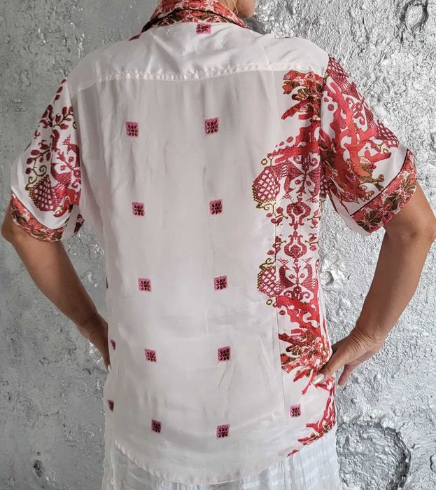 Antica Sartoria bluzka włoska Boho roz XL