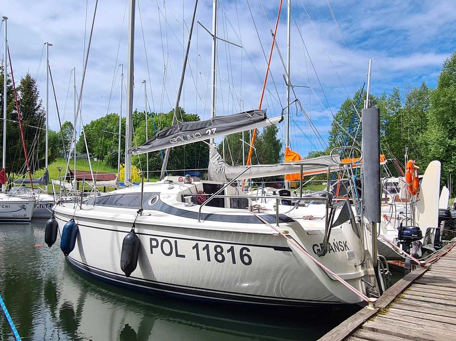 Jacht żaglowy Solina 27 "Messi" - czarter jachtu wynajem / MAZURY