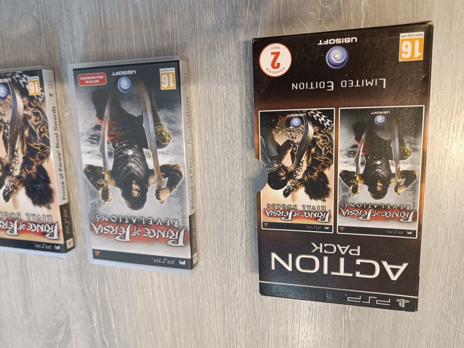 PSP Prince of Persia Action Pack Limited Edition 2 gry Revelations Riv