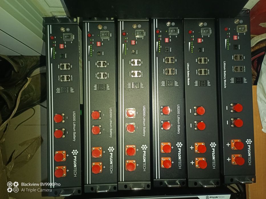 LiFePO4, акумулятори Pylontech US2000 (C), 48В, 2.5 кВт*год