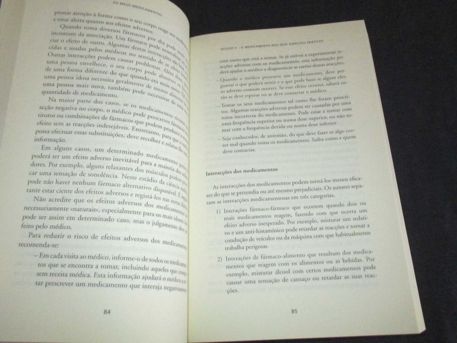 Livro Os meus Medicamentos Textos de Saúde
