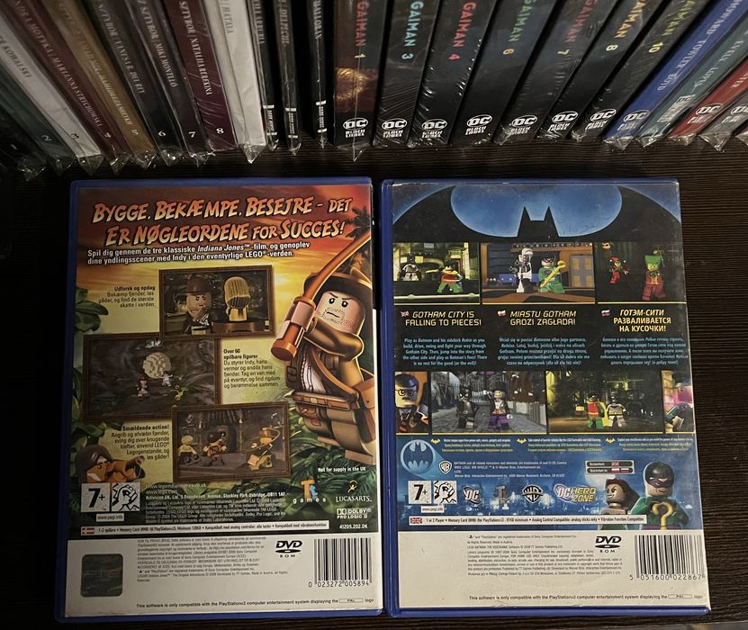 2 Gry LEGO PS2 Batman Indiana Jones